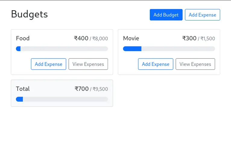 Budget Tracker
